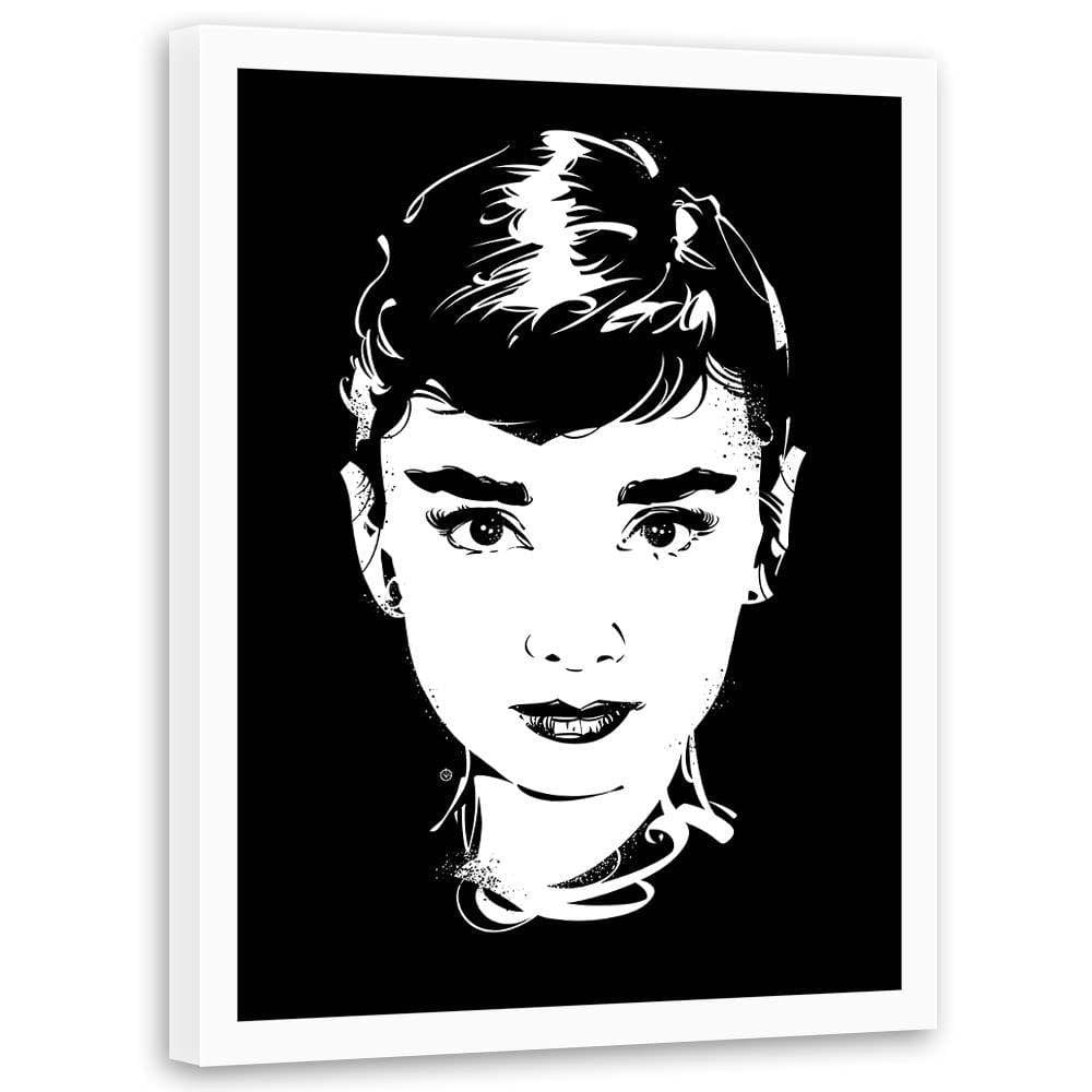 Glezna baltā rāmī - Movie Star Image Black And White  Home Trends DECO
