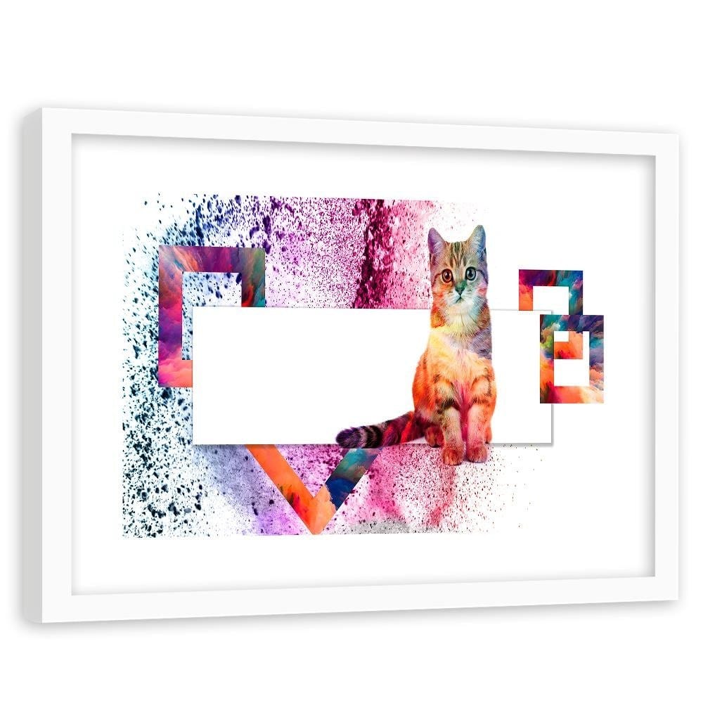 Glezna baltā rāmī - Multi-Cat  Home Trends DECO