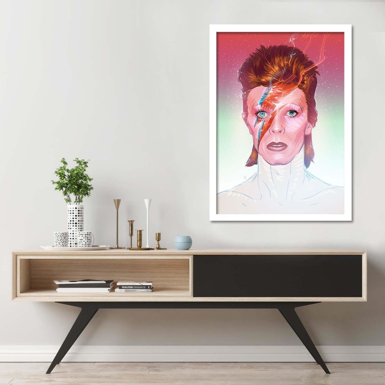 Glezna baltā rāmī - Music Legend Decor  Home Trends DECO