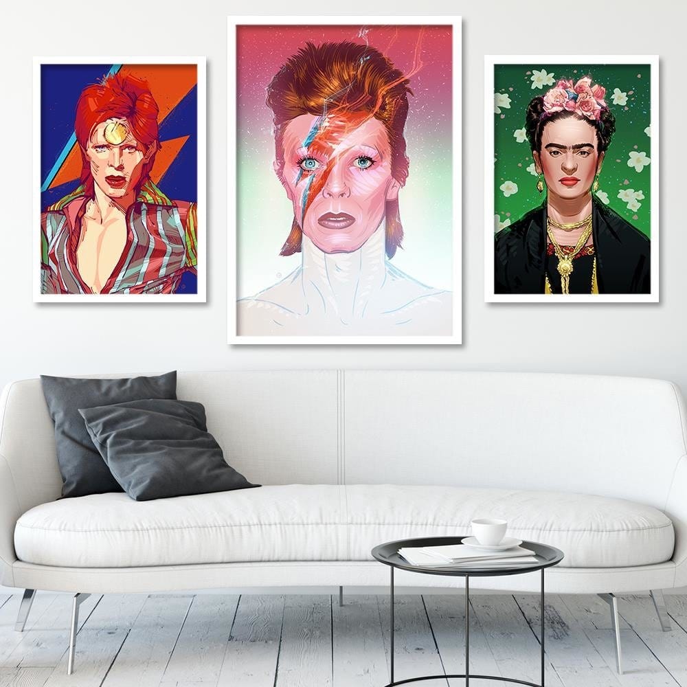 Glezna baltā rāmī - Music Legend Decor  Home Trends DECO