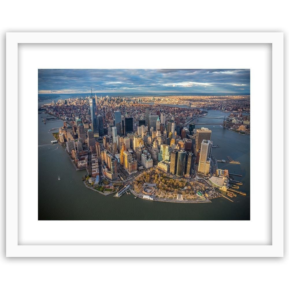 Glezna baltā rāmī - New York City  Home Trends DECO