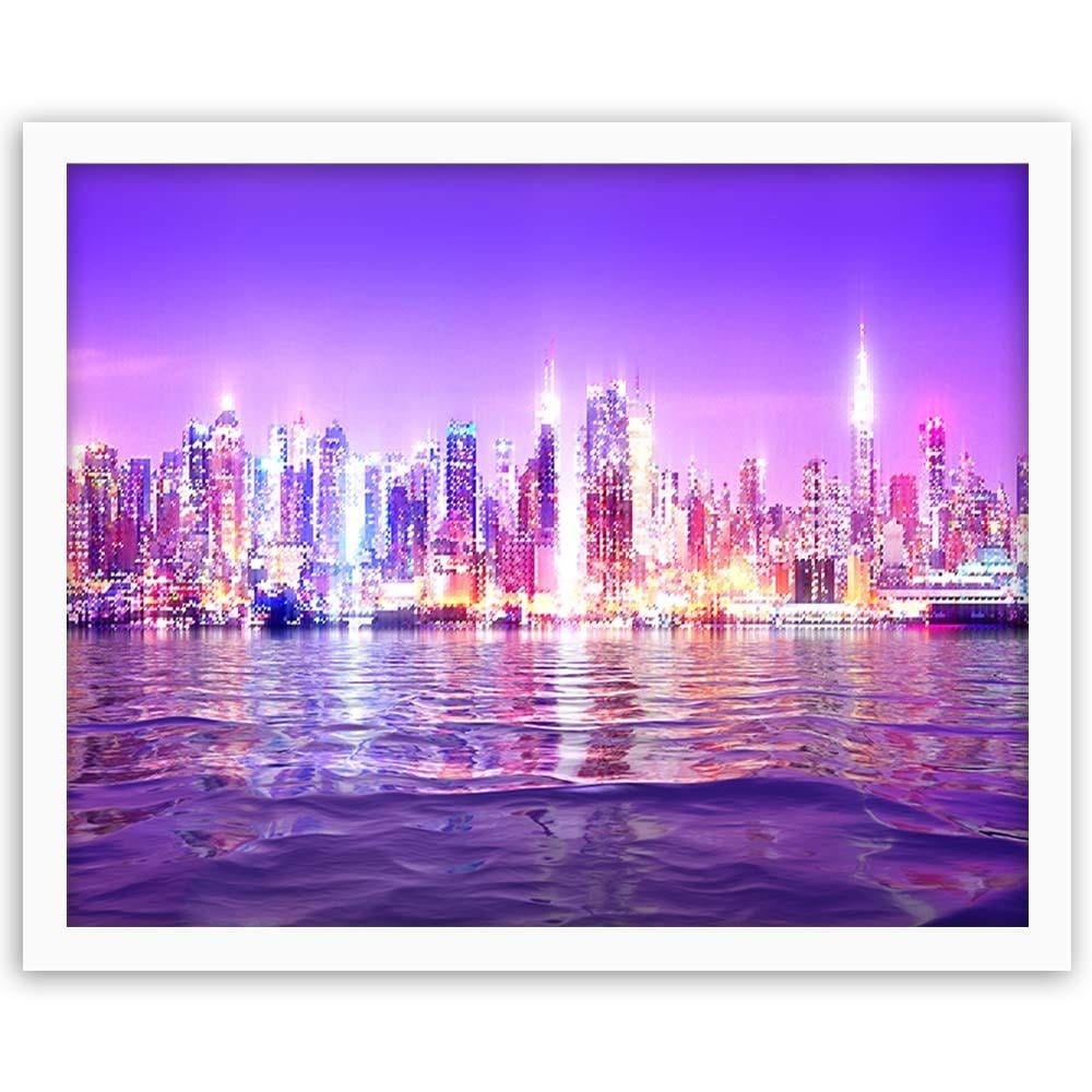 Glezna baltā rāmī - New York City  Home Trends DECO