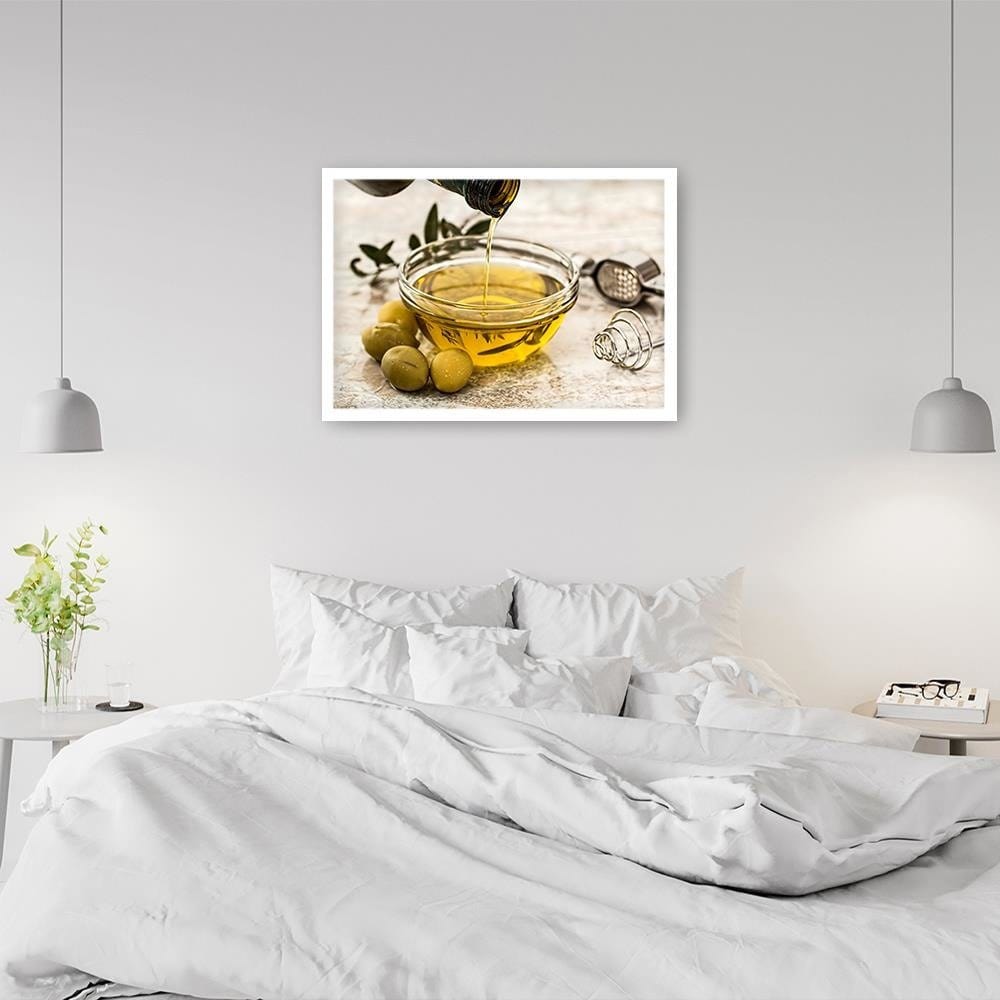Glezna baltā rāmī - Oil And Herbs  Home Trends DECO