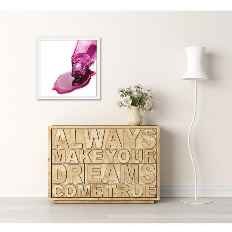 Glezna baltā rāmī - Paint for the beauty salon  Home Trends DECO