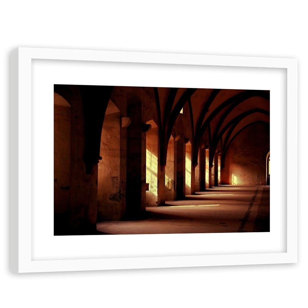 Glezna baltā rāmī - Pillars Of The Cathedral  Home Trends DECO