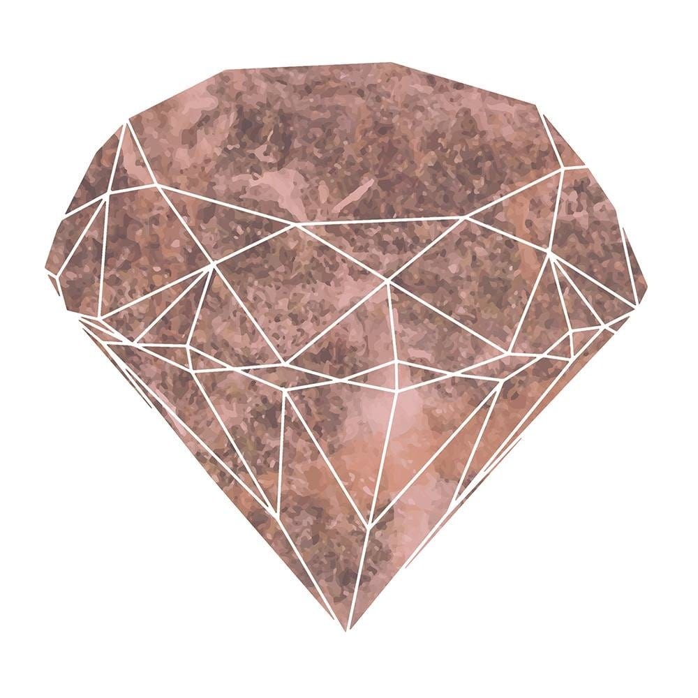 Glezna baltā rāmī - Pink Diamond  Home Trends DECO