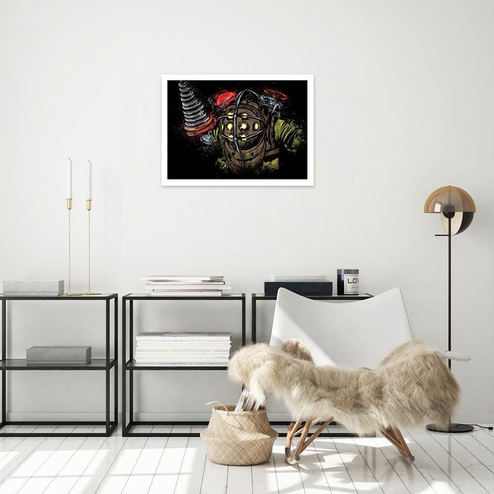 Glezna baltā rāmī - Pop Culture  Home Trends DECO
