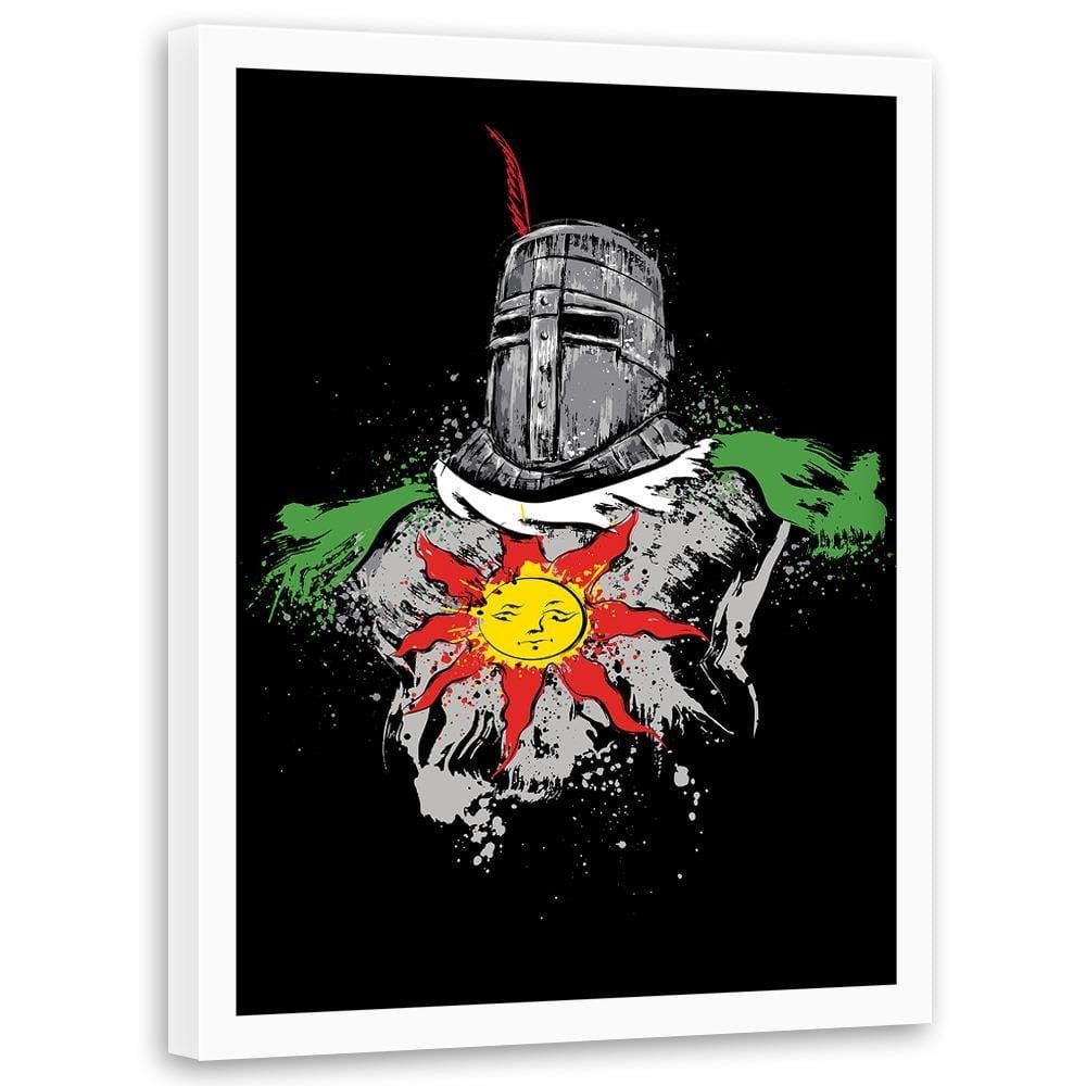 Glezna baltā rāmī - Praise The Sun  Home Trends DECO