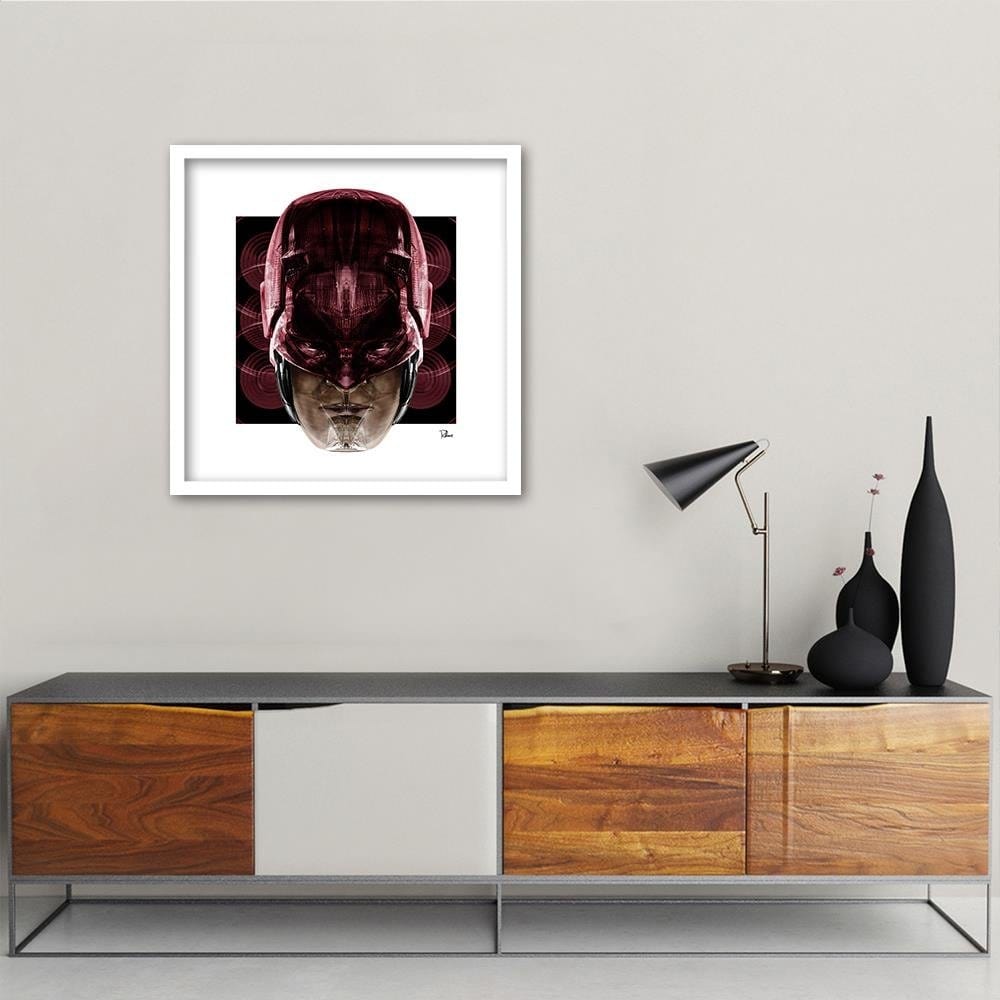 Glezna baltā rāmī - Red Hero  Home Trends DECO