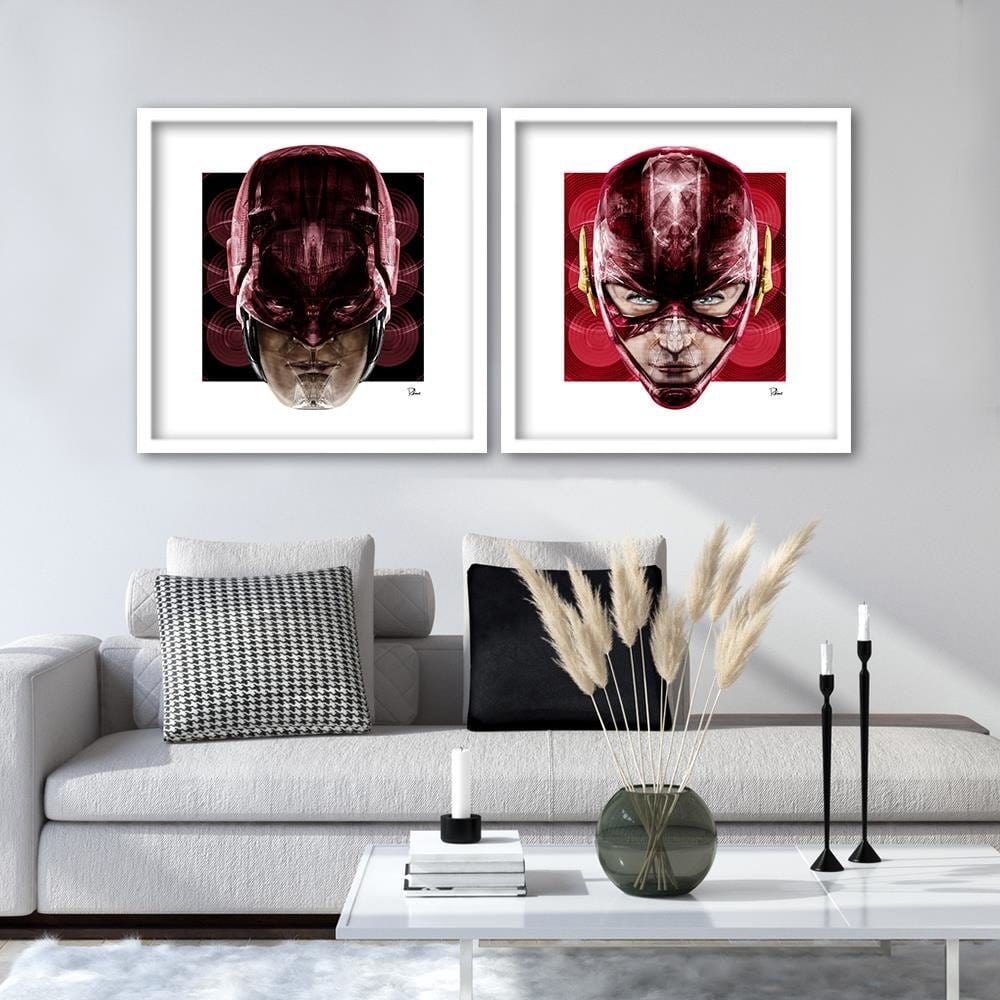 Glezna baltā rāmī - Red Hero  Home Trends DECO