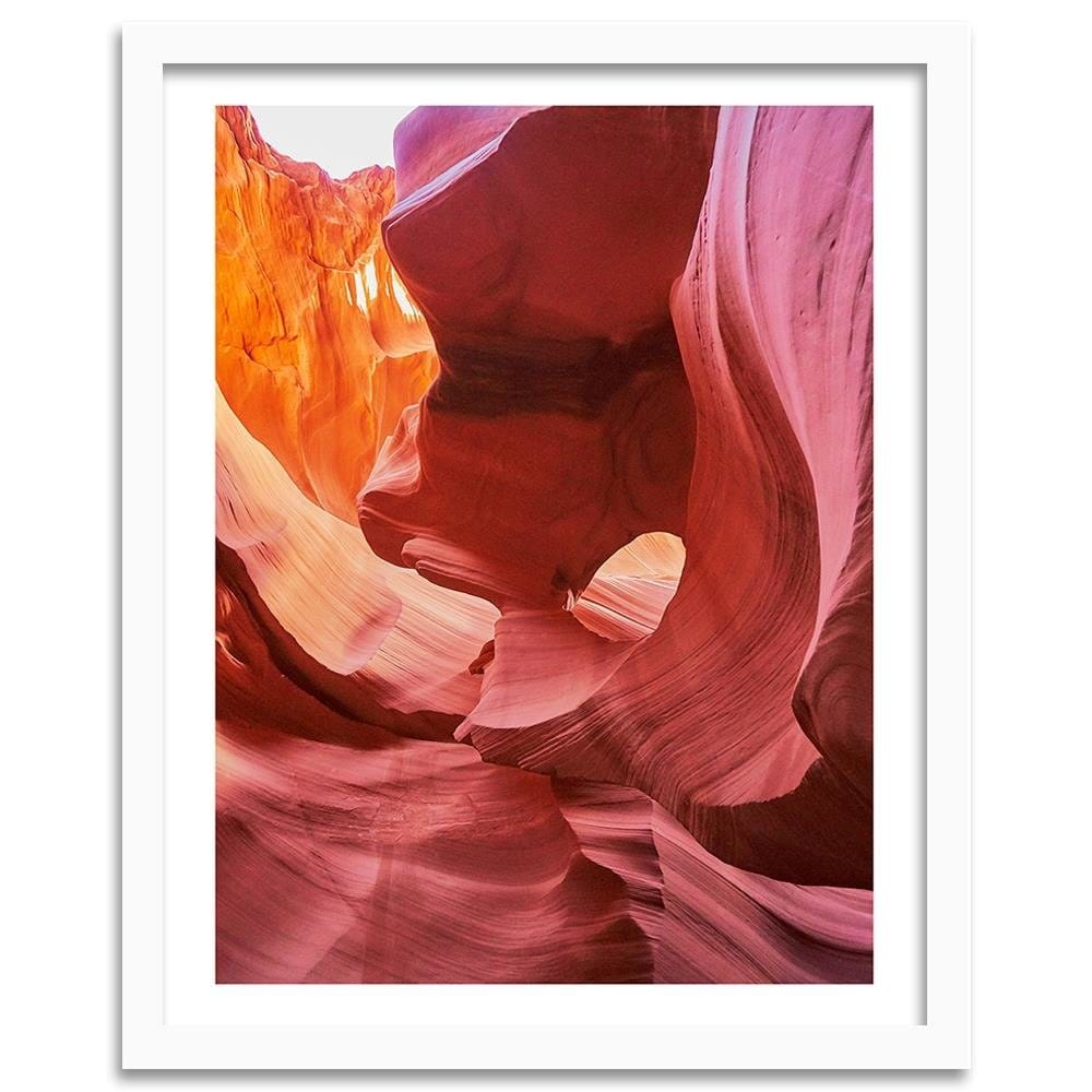 Glezna baltā rāmī - Red Rocks  Home Trends DECO