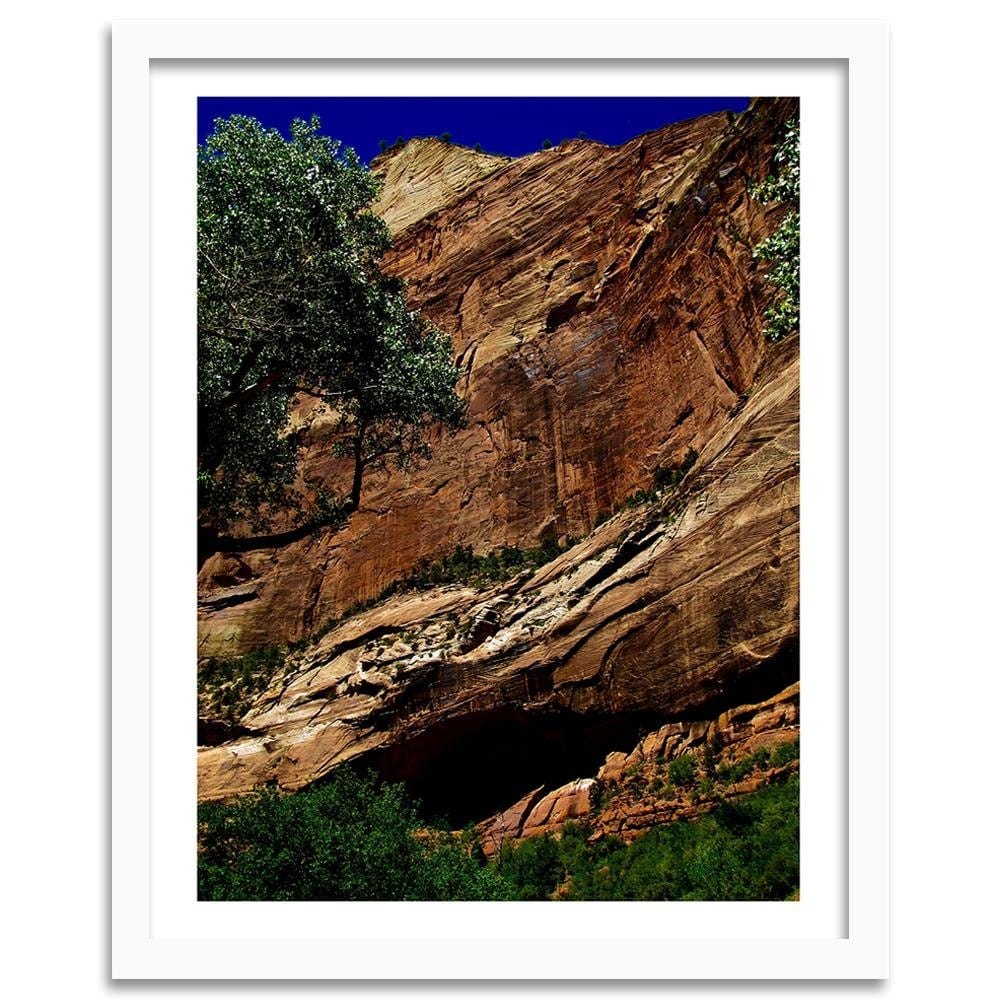 Glezna baltā rāmī - Rock Landscape  Home Trends DECO