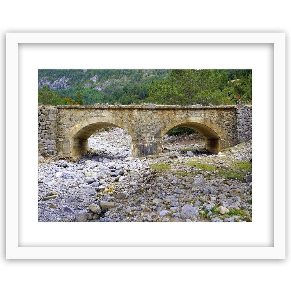 Glezna baltā rāmī - Rustic Bridge  Home Trends DECO