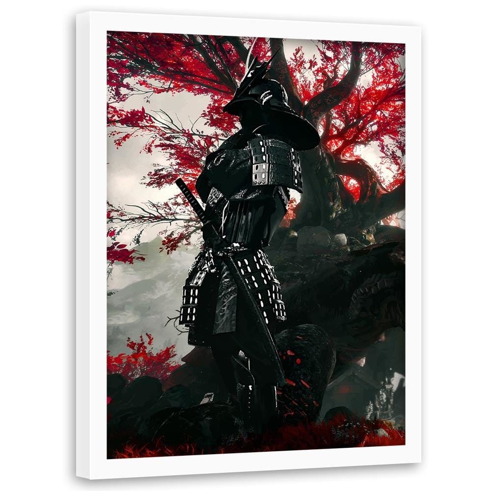 Glezna baltā rāmī - Samurai  Home Trends DECO