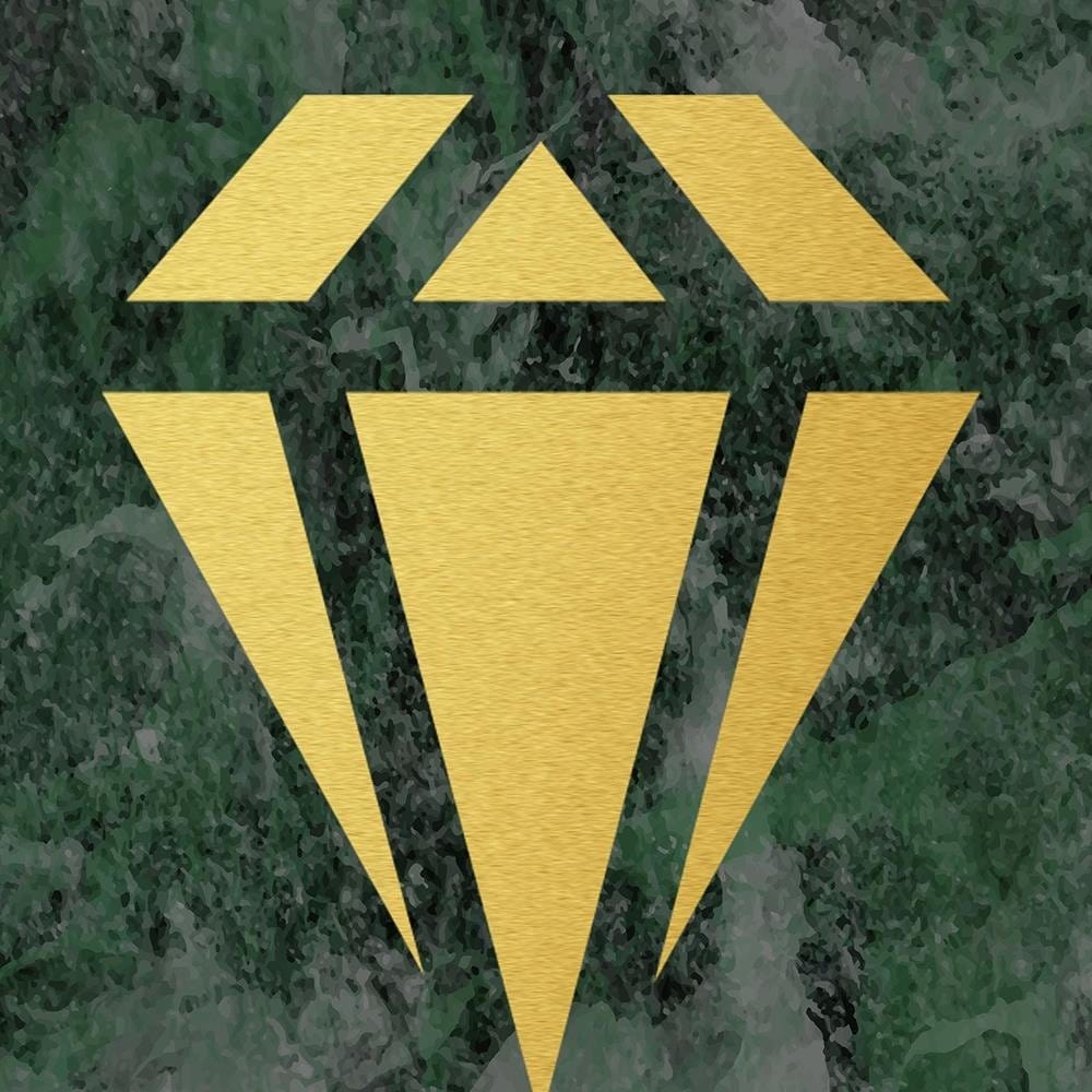 Glezna baltā rāmī - Shine Bright Like A Diamond  Home Trends DECO