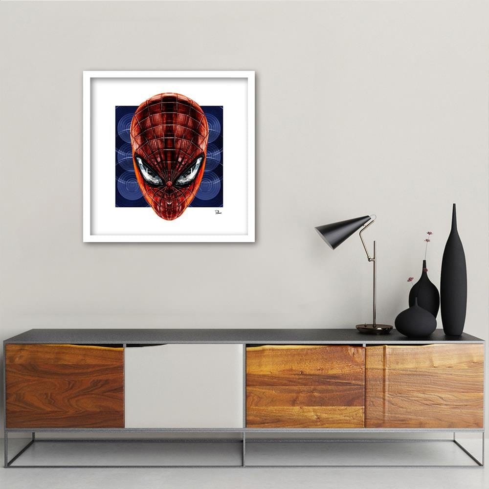Glezna baltā rāmī - Spider Man  Home Trends DECO