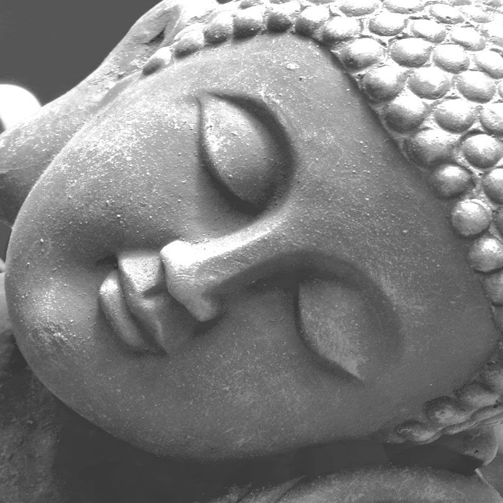 Glezna baltā rāmī - Statue Of Sleeping Buddha  Home Trends DECO