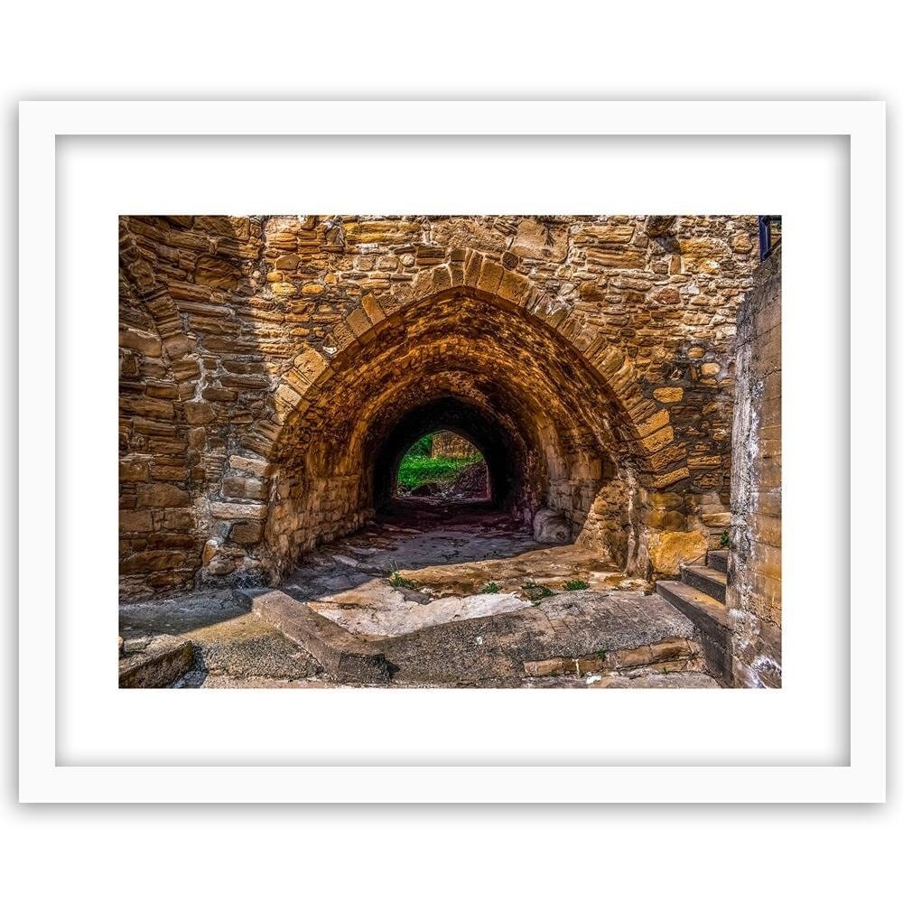 Glezna baltā rāmī - Stone Tunnel  Home Trends DECO