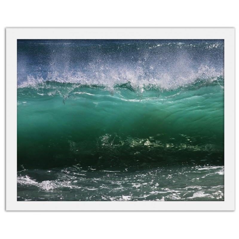 Glezna baltā rāmī - Stormy wave 2  Home Trends DECO