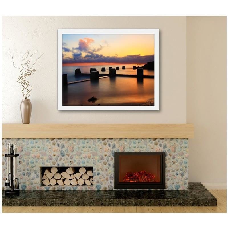 Glezna baltā rāmī - Sunrise  Home Trends DECO