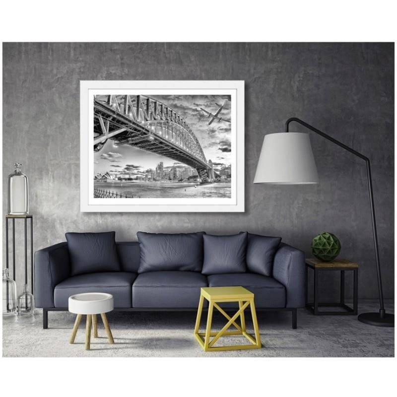 Glezna baltā rāmī - Sydney  Home Trends DECO