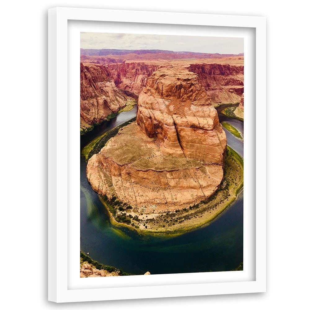 Glezna baltā rāmī - The Grand Canyon  Home Trends DECO