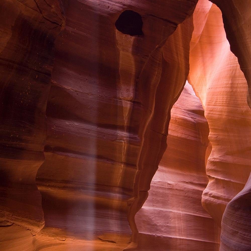 Glezna baltā rāmī - The Rays Of The Sun In The Cave  Home Trends DECO