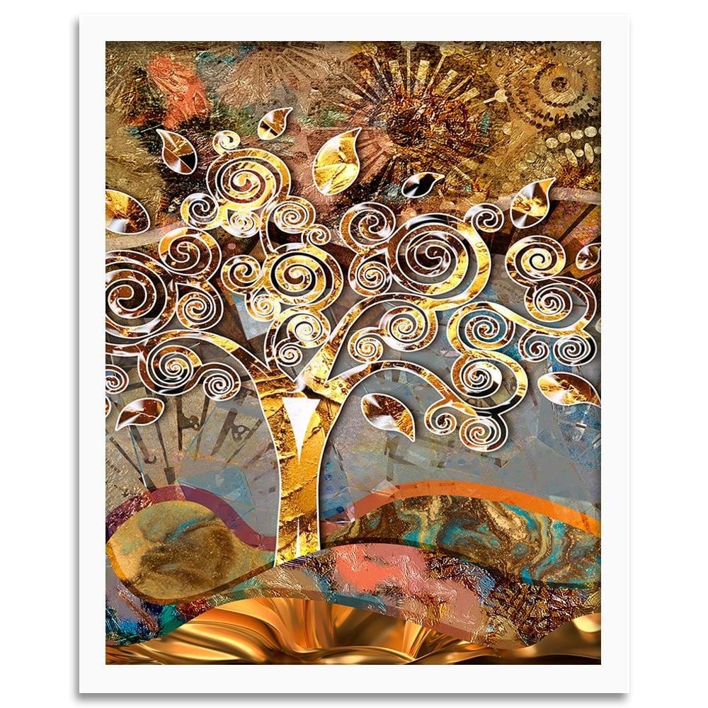 Glezna baltā rāmī - Three Of The Love Klimt  Home Trends DECO