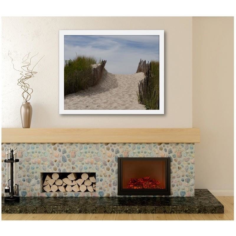 Glezna baltā rāmī - Transition to sea 1  Home Trends DECO