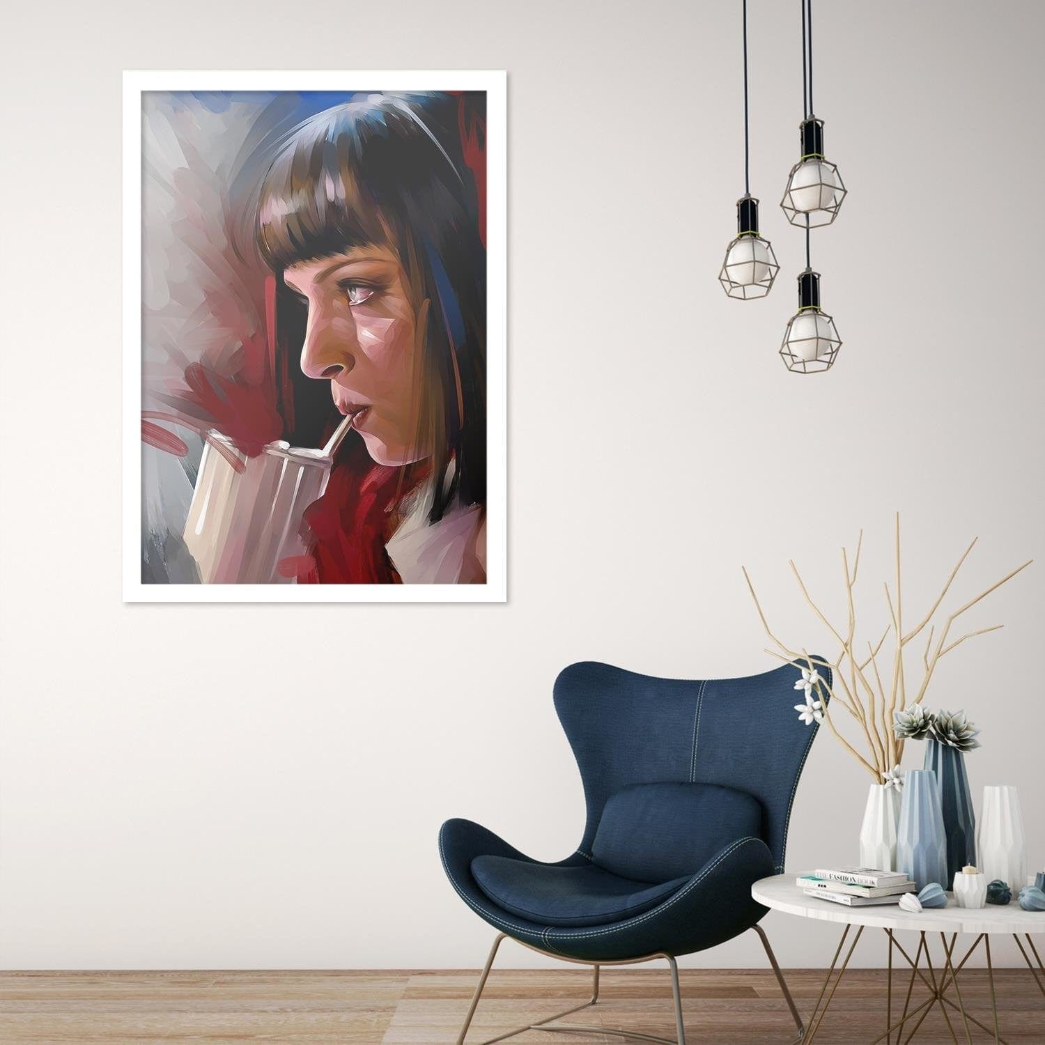 Glezna baltā rāmī - Uma  Home Trends DECO
