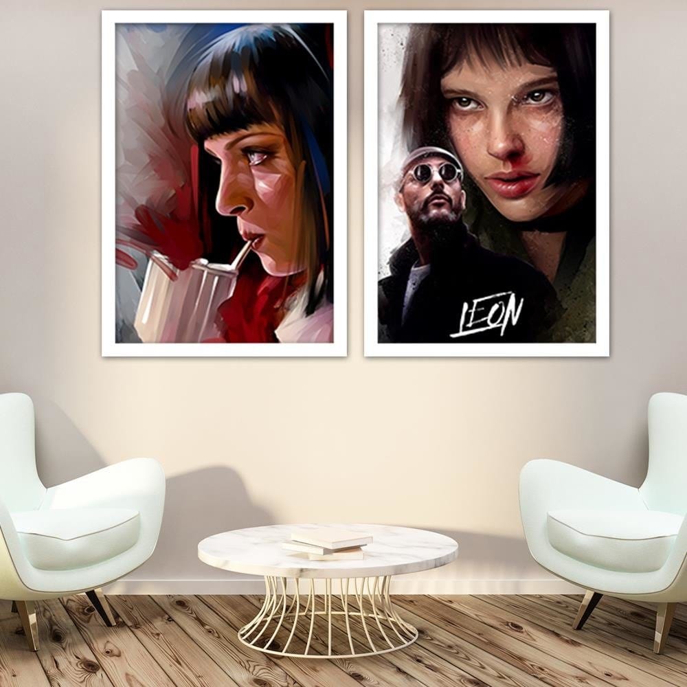 Glezna baltā rāmī - Uma  Home Trends DECO