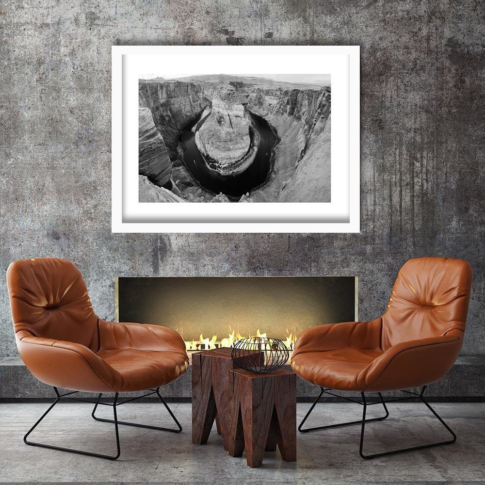 Glezna baltā rāmī - View Of The Grand Canyon 2  Home Trends DECO