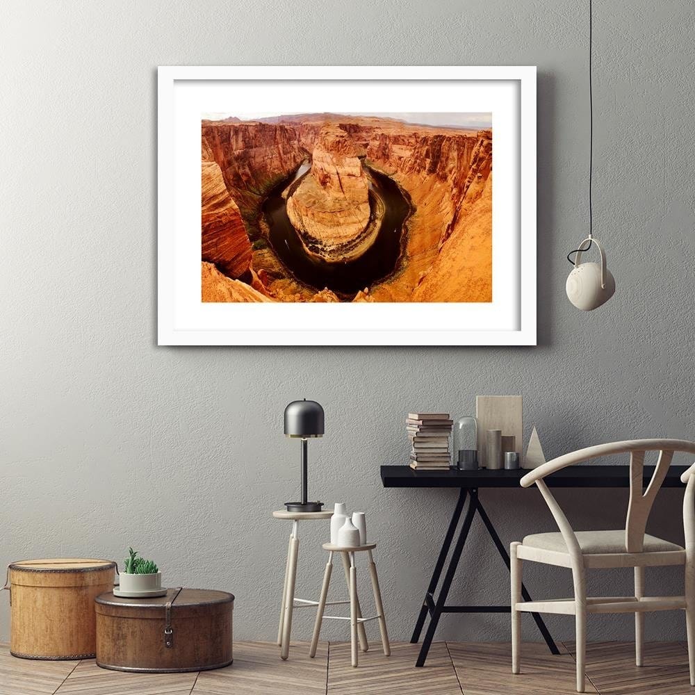Glezna baltā rāmī - View Of The Grand Canyon  Home Trends DECO