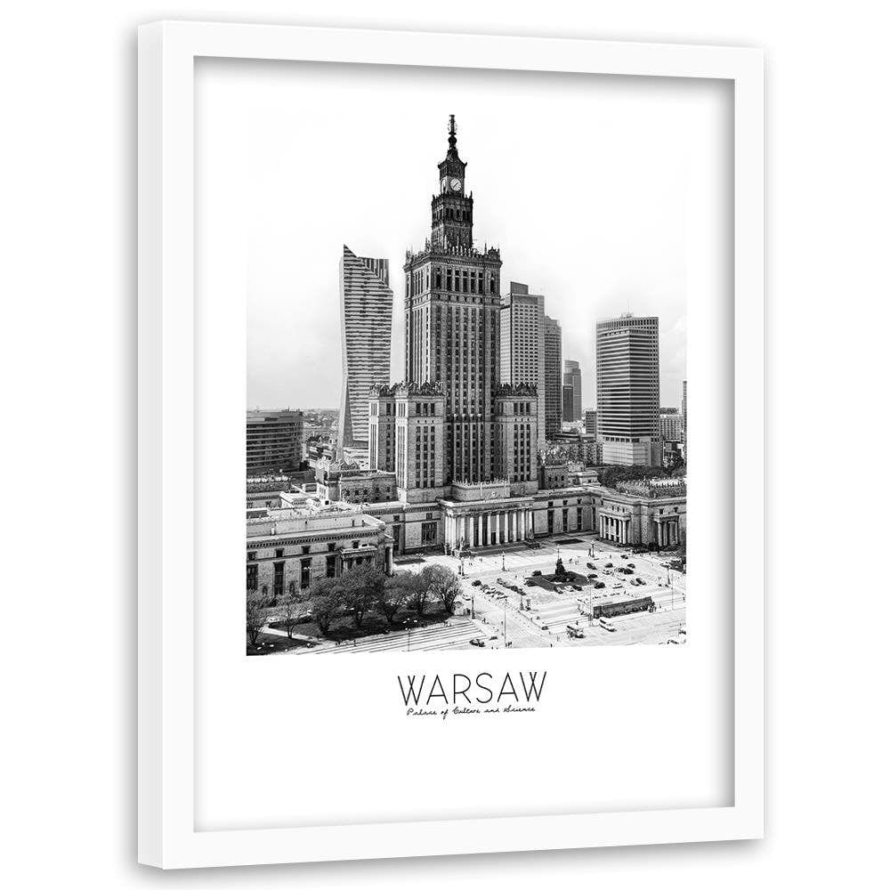 Glezna baltā rāmī - Warsaw Palace Of Culture  Home Trends DECO
