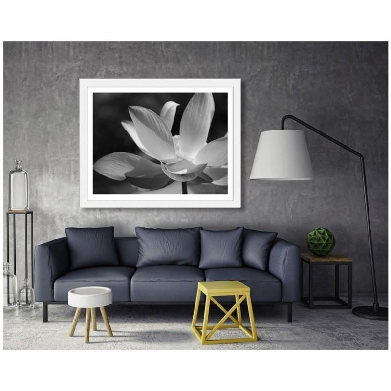 Glezna baltā rāmī - White lilies  Home Trends DECO
