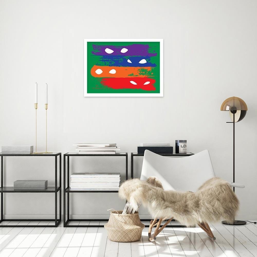 Glezna baltā rāmī - Zorro Artwork  Home Trends DECO