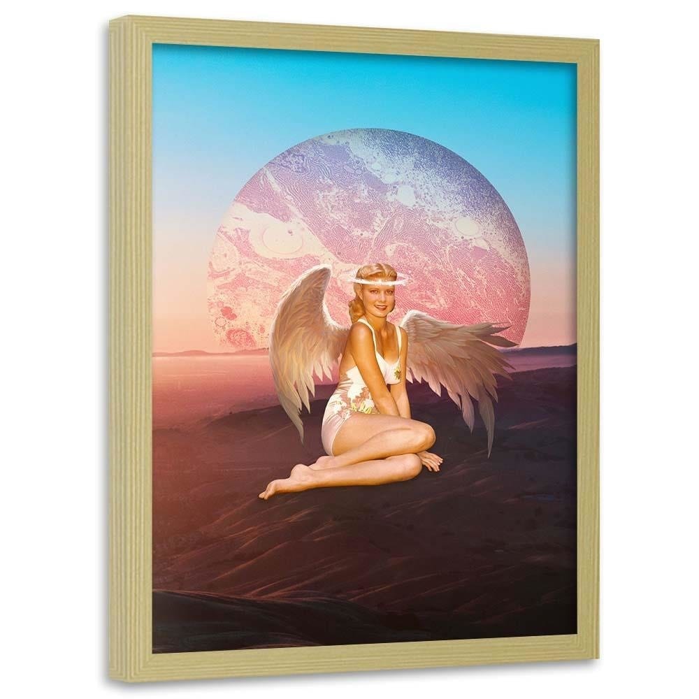 Glezna bēšā rāmī - Angel Women  Home Trends DECO