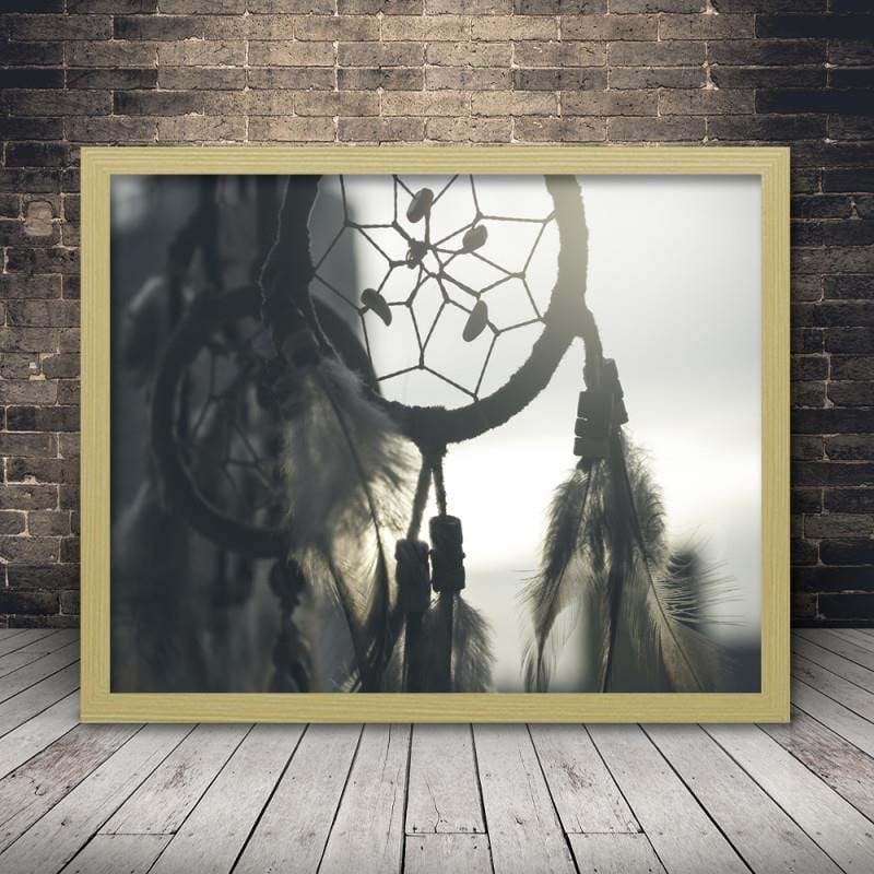 Glezna bēšā rāmī - Boho decorations 2  Home Trends DECO