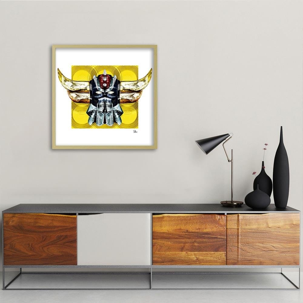 Glezna bēšā rāmī - Head Robot  Home Trends DECO