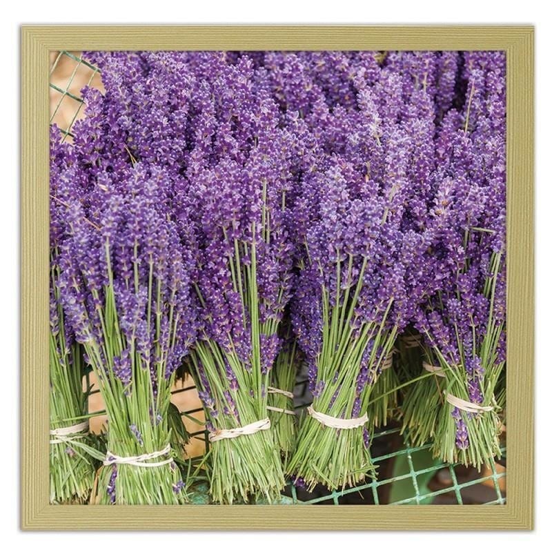 Glezna bēšā rāmī - Lavender bouquets  Home Trends DECO