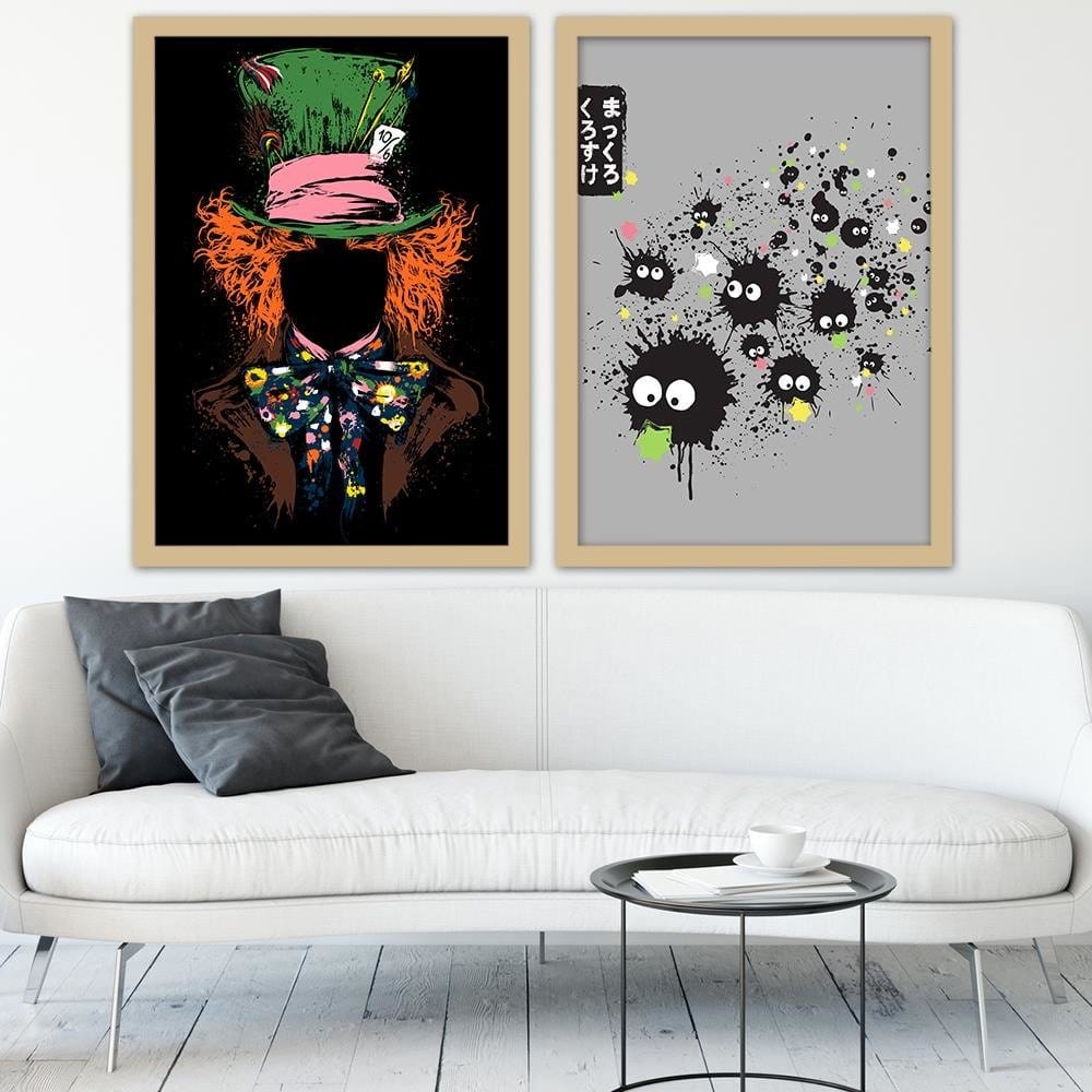 Glezna bēšā rāmī - Mad Hatter  Home Trends DECO