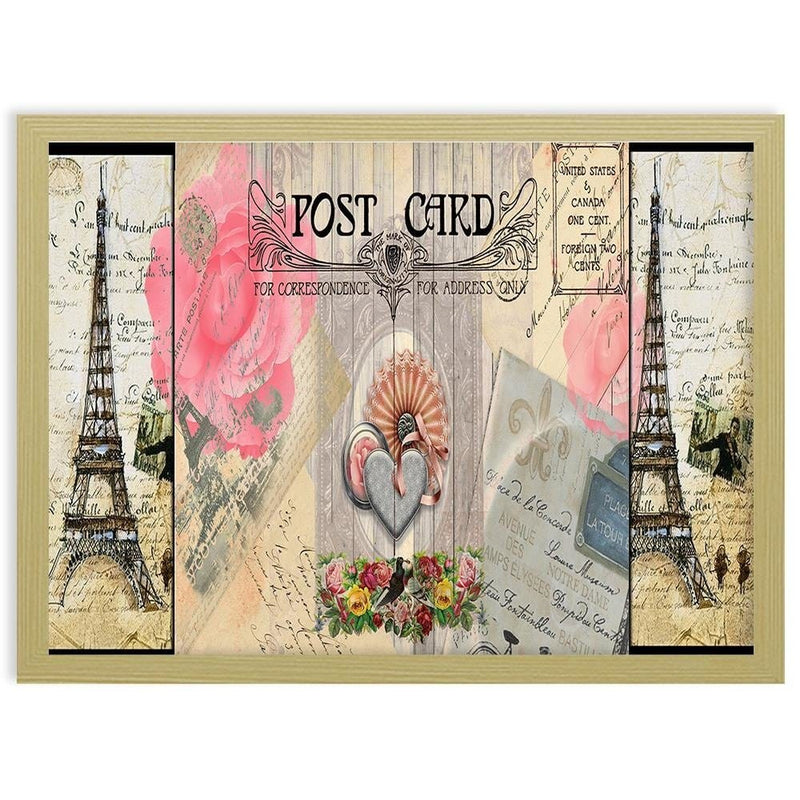 Glezna bēšā rāmī - Paris Post Card  Home Trends DECO