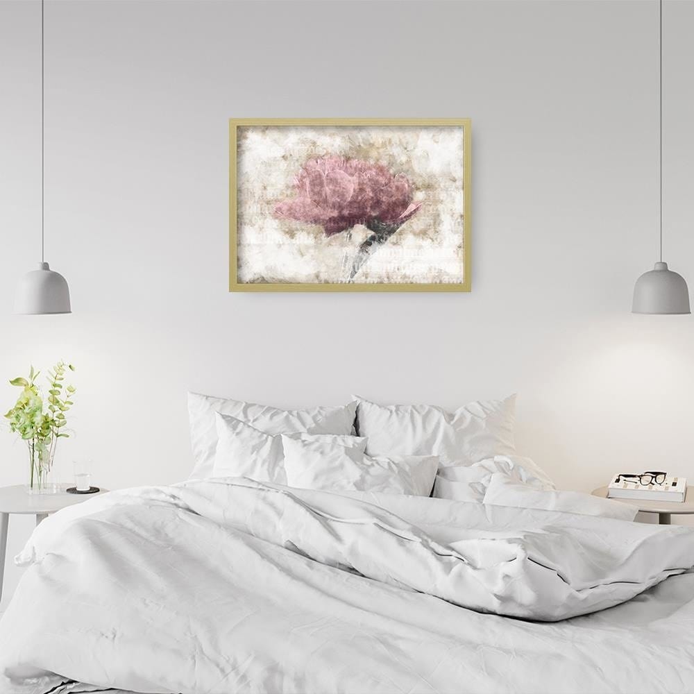 Glezna bēšā rāmī - Pink Abstraction  Home Trends DECO