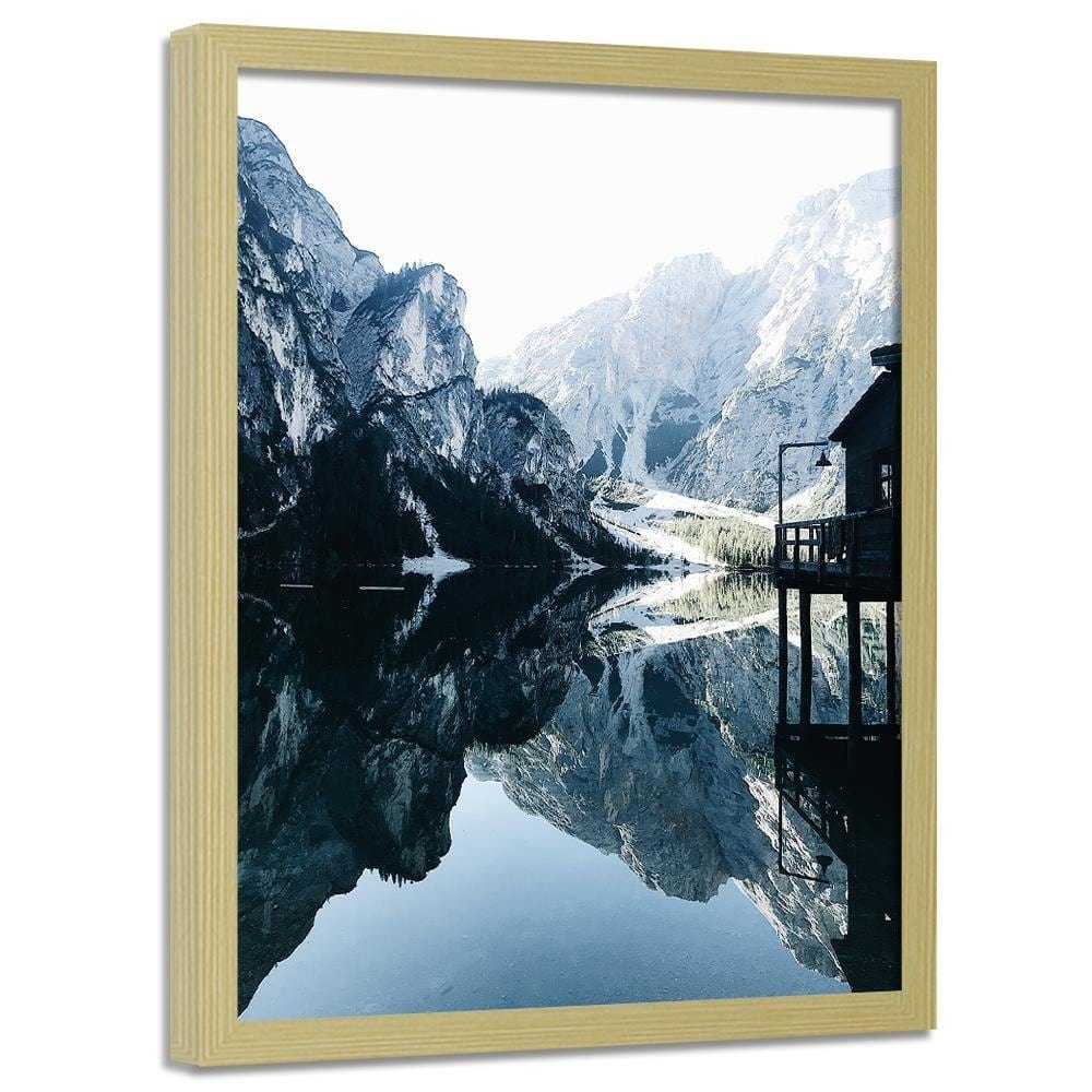Glezna bēšā rāmī - Secret Mountains  Home Trends DECO