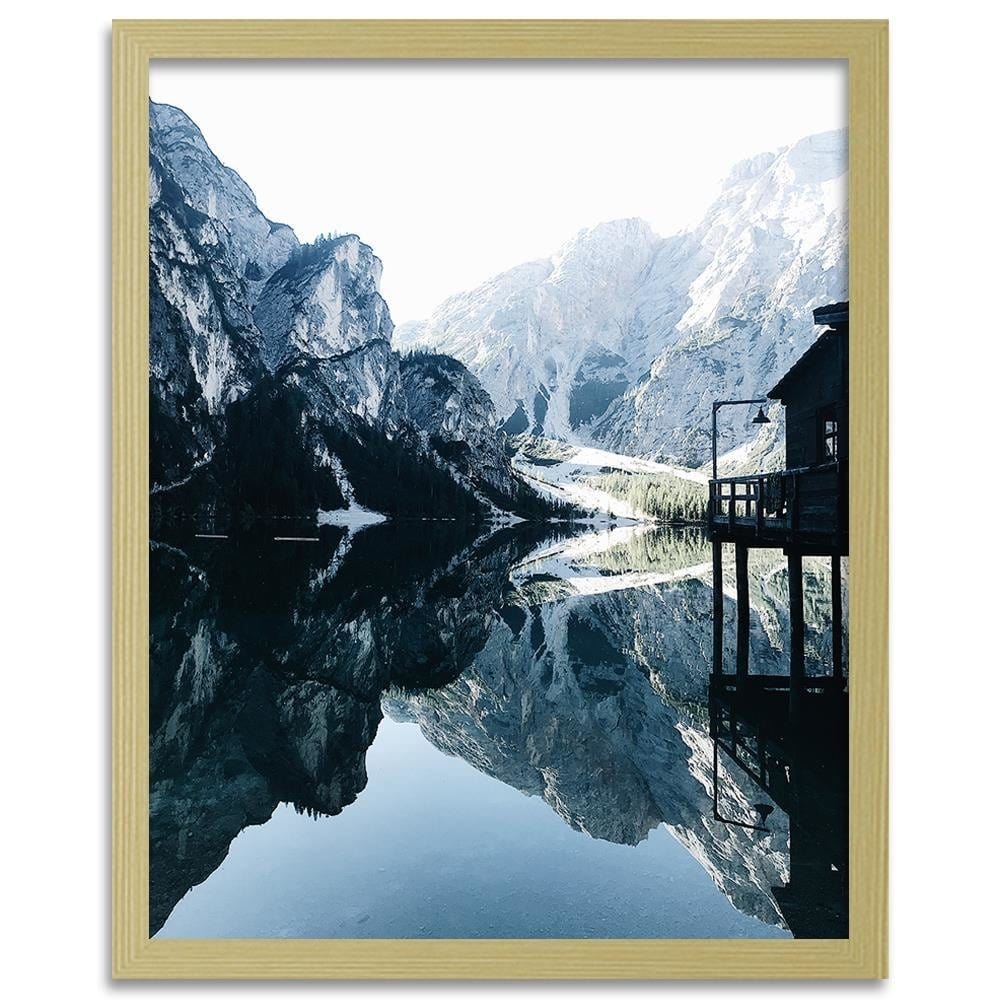 Glezna bēšā rāmī - Secret Mountains  Home Trends DECO