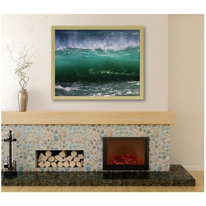 Glezna bēšā rāmī - Stormy wave 2  Home Trends DECO