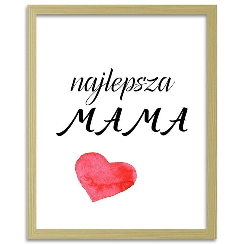 Glezna bēšā rāmī - The best mom  Home Trends DECO