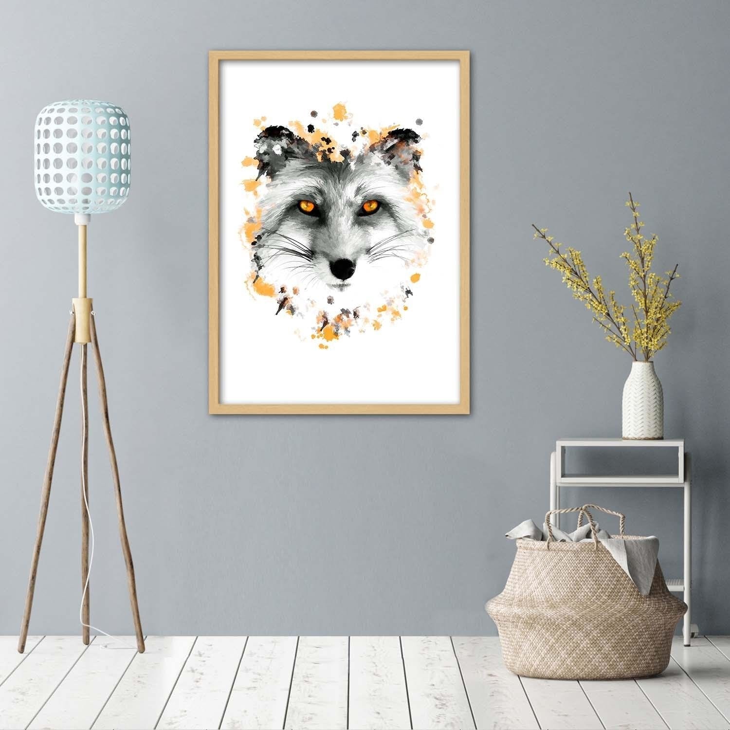 Glezna bēšā rāmī - The Fox  Home Trends DECO