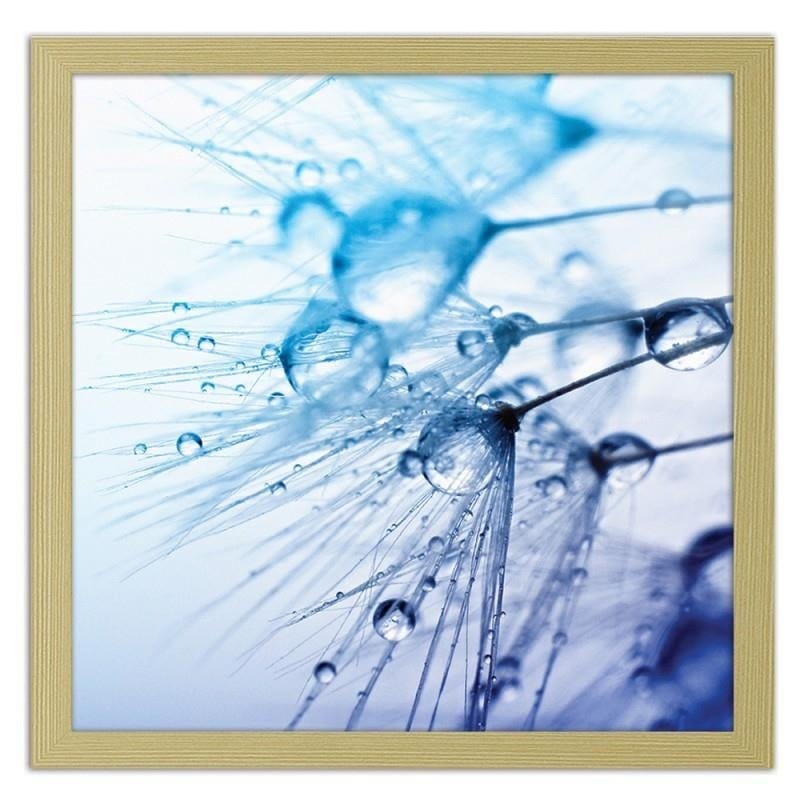 Glezna bēšā rāmī - Water droplets on the blower  Home Trends DECO