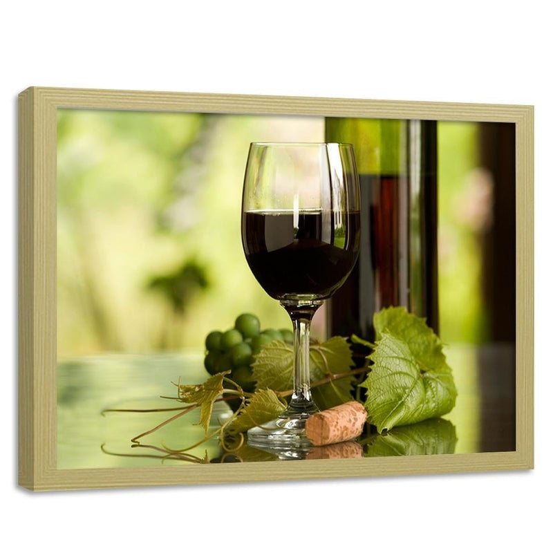 Glezna bēšā rāmī - Wine And Herbs  Home Trends DECO